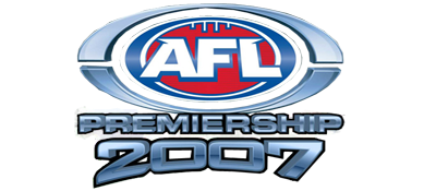 AFL Premiership 2007 title screen for Playstation 2